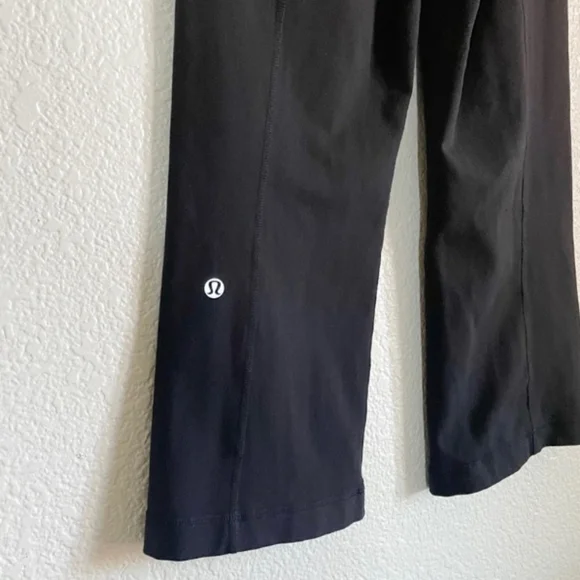 Lululemon Reversible Groove Cropped Leggings Athletic Workout Pants Size 4 Yoga - Picture 4 of 8